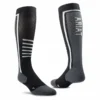 Ariat AriatTEK Slimline Performance Socks Black/Sleet
