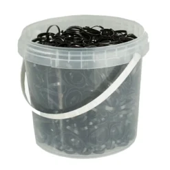 Smart Grooming Silicone Plaiting Bands Tub Of 1800 Brown