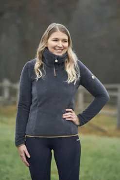 Covalliero Teddy Fleece Sweater Graphite 8 Covalliero Teddy Fleece Sweater Graphite -Equestrian Supplies Shop 178038