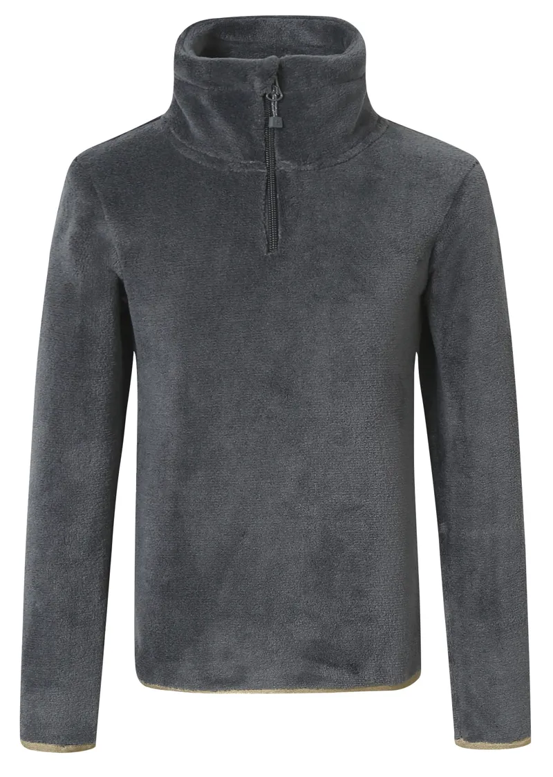 Covalliero Teddy Fleece Sweater Graphite 3 Covalliero Teddy Fleece Sweater Graphite