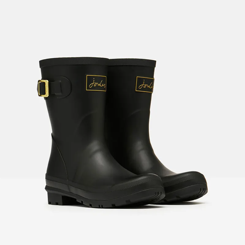 Joules Molly Printed Welly - Gold Etched Bee 4 Joules Molly Printed Welly - Gold Etched Bee - Image 2