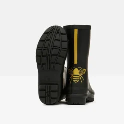 Joules Molly Printed Welly - Gold Etched Bee 12 Joules Molly Printed Welly - Gold Etched Bee -Equestrian Supplies Shop 212646 GLDBEE 6