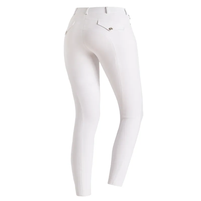 Schockemohle Eleonore Knee Grip Breeches White 4 Schockemohle Eleonore Knee Grip Breeches White - Image 2