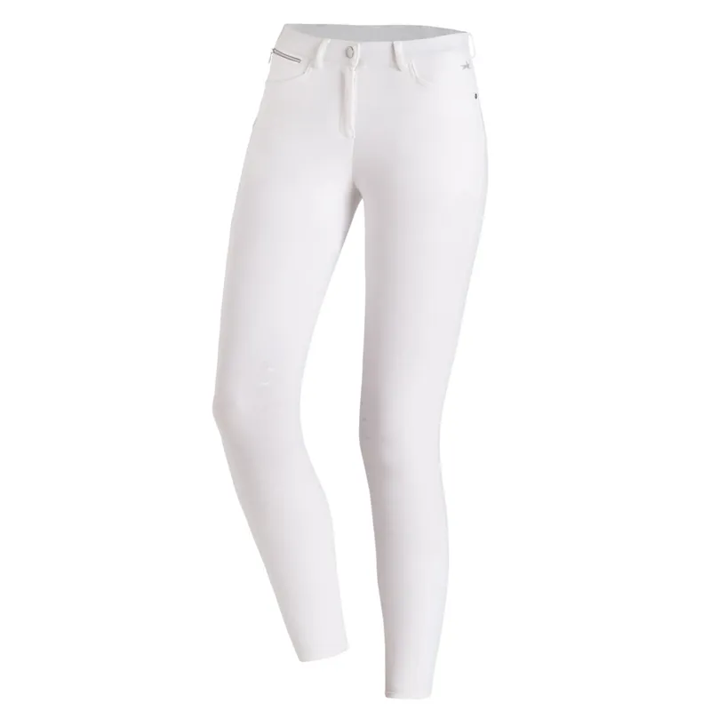 Schockemohle Eleonore Knee Grip Breeches White 3 Schockemohle Eleonore Knee Grip Breeches White
