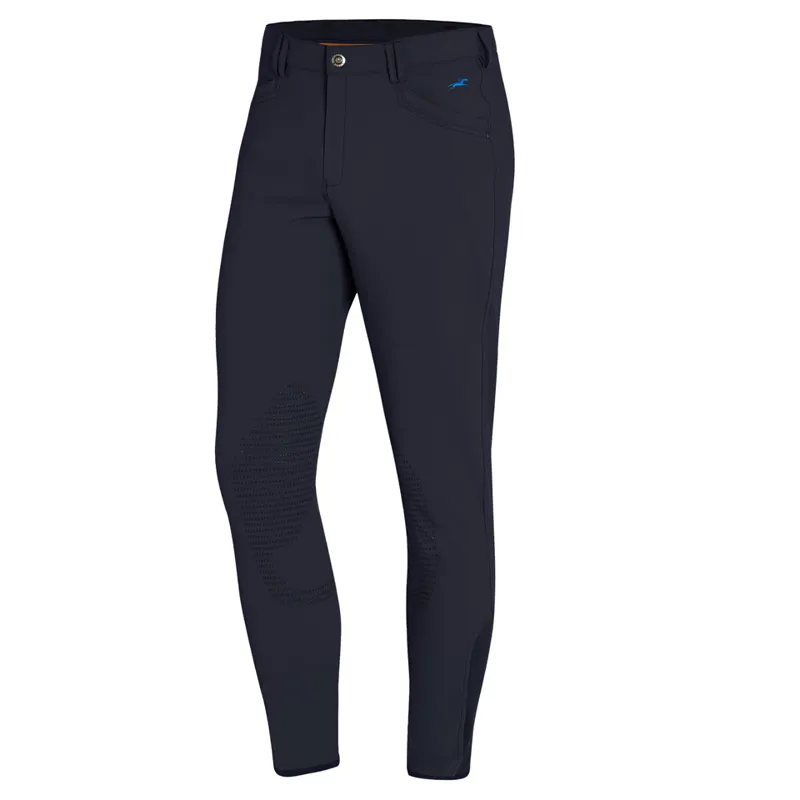 Schockemohle Summer Fynn Men's Knee Grip Breeches Navy 3 Schockemohle Summer Fynn Men's Knee Grip Breeches Navy