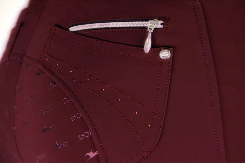 Schockemohle Victory Full Seat Breeches Cassis 6 Schockemohle Victory Full Seat Breeches Cassis - Image 4