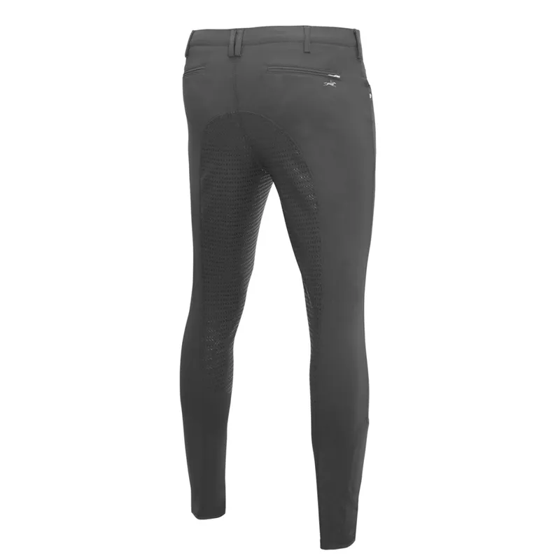 Schockemohle Summer Dakota Men's Full Seat Breeches Grey 4 Schockemohle Summer Dakota Men's Full Seat Breeches Grey - Image 2