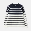 Joules Seaport Chenille Jumper - Navy Cream -Equestrian Supplies Shop 219912 NAVCRMSTP