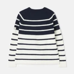 Joules Seaport Chenille Jumper - Navy Cream 8 Joules Seaport Chenille Jumper - Navy Cream -Equestrian Supplies Shop 219912 NAVCRMSTP 2