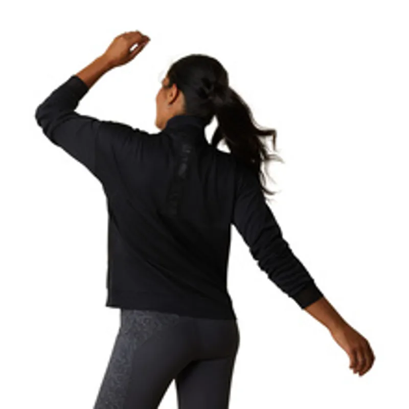 Ariat Women's Breathe 1/2 Zip Sweatshirt Black 6 Ariat Women's Breathe 1/2 Zip Sweatshirt Black - Image 4