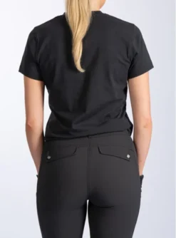 PS Of Sweden Signe Short Sleeve Top - Black -Equestrian Supplies Shop 2231 038 99020C