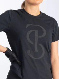 PS Of Sweden Signe Short Sleeve Top - Black -Equestrian Supplies Shop 2231 038 99020D