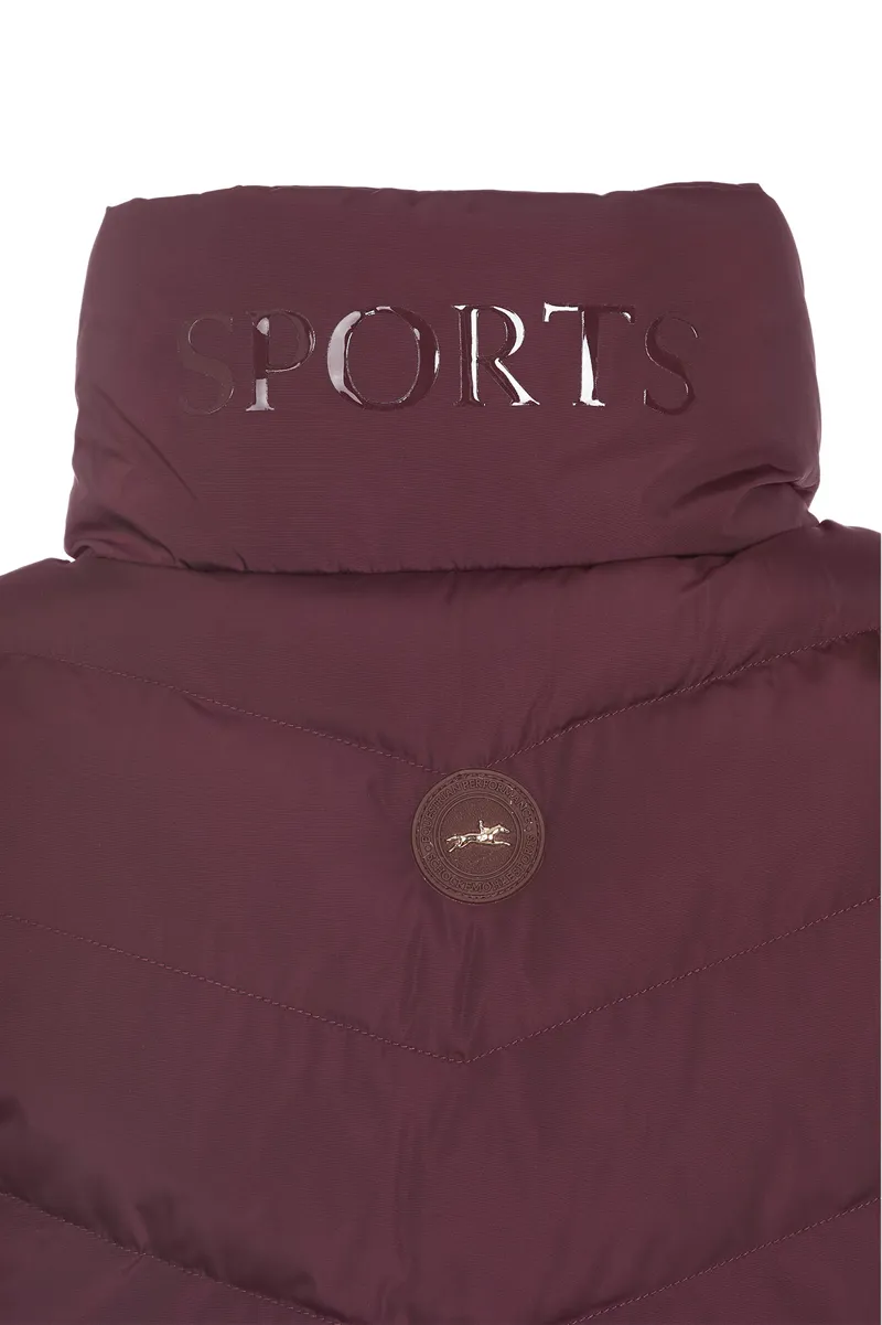 Schockemohle Merle Style Quilted Gilet - Wine 4 Schockemohle Merle Style Quilted Gilet - Wine - Image 2