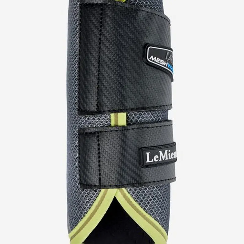 LeMieux Carbon Mesh Wrap Boots Kiwi 7 LeMieux Carbon Mesh Wrap Boots Kiwi - Image 5