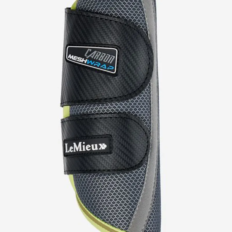 LeMieux Carbon Mesh Wrap Boots Kiwi 5 LeMieux Carbon Mesh Wrap Boots Kiwi - Image 3