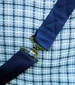 Premier Equine 3D Waffle Cooler Rug Grey -Equestrian Supplies Shop 3D Waffle Cooler Grey Check 4