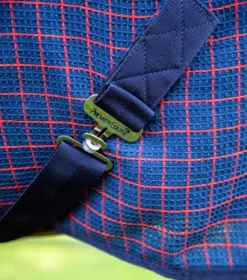 Premier Equine 3D Waffle Cooler Rug Navy 11 Premier Equine 3D Waffle Cooler Rug Navy -Equestrian Supplies Shop 3D Waffle Cooler Navy Check 4