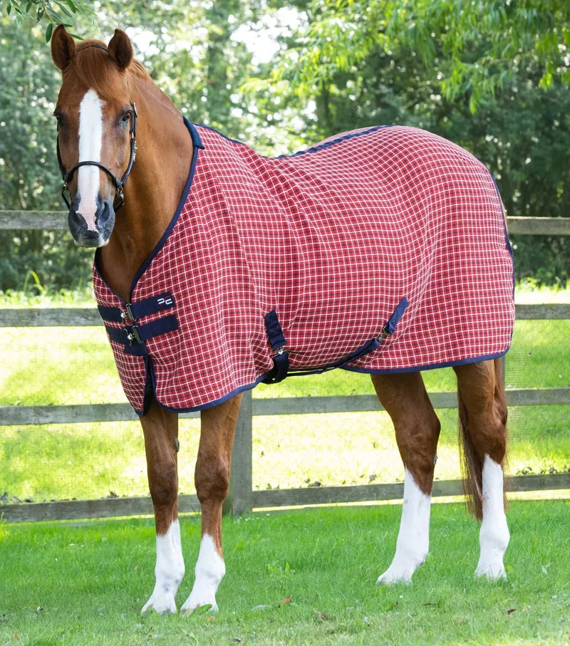Premier Equine 3D Waffle Cooler Rug Red 3 Premier Equine 3D Waffle Cooler Rug Red