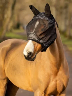LeMieux Visor-Tek Half Fly Mask Camo Brown -Equestrian Supplies Shop 3n6a9914 copy 2