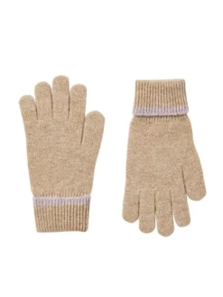 Joules Women's Eloise Knitted Glove - Oat Marl