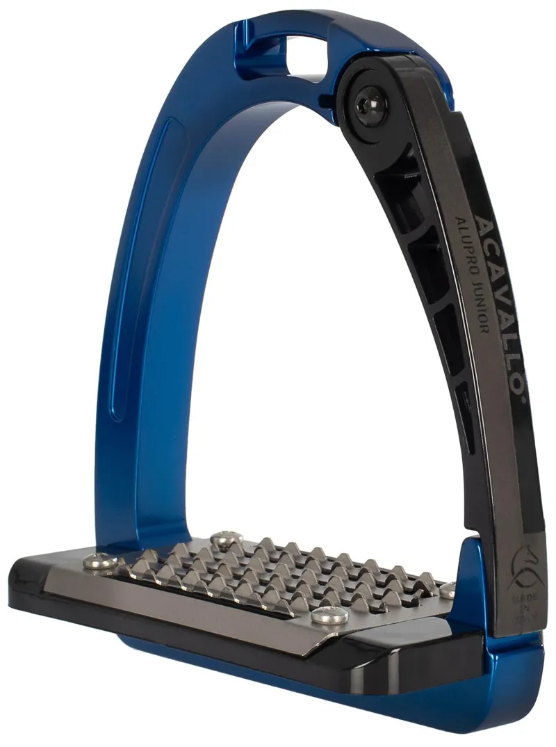 Acavallo Arena AluPro Junior Stirrup Blue 3 Acavallo Arena AluPro Junior Stirrup Blue