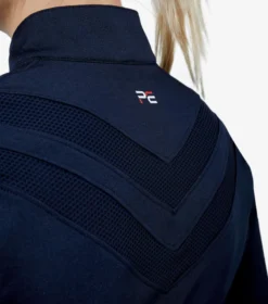 Premier Equine Arclos Ladies Technical Long Sleeve Riding Top Navy -Equestrian Supplies Shop Arclos Ladies Technical Long Sleeved Training Top Navy 5