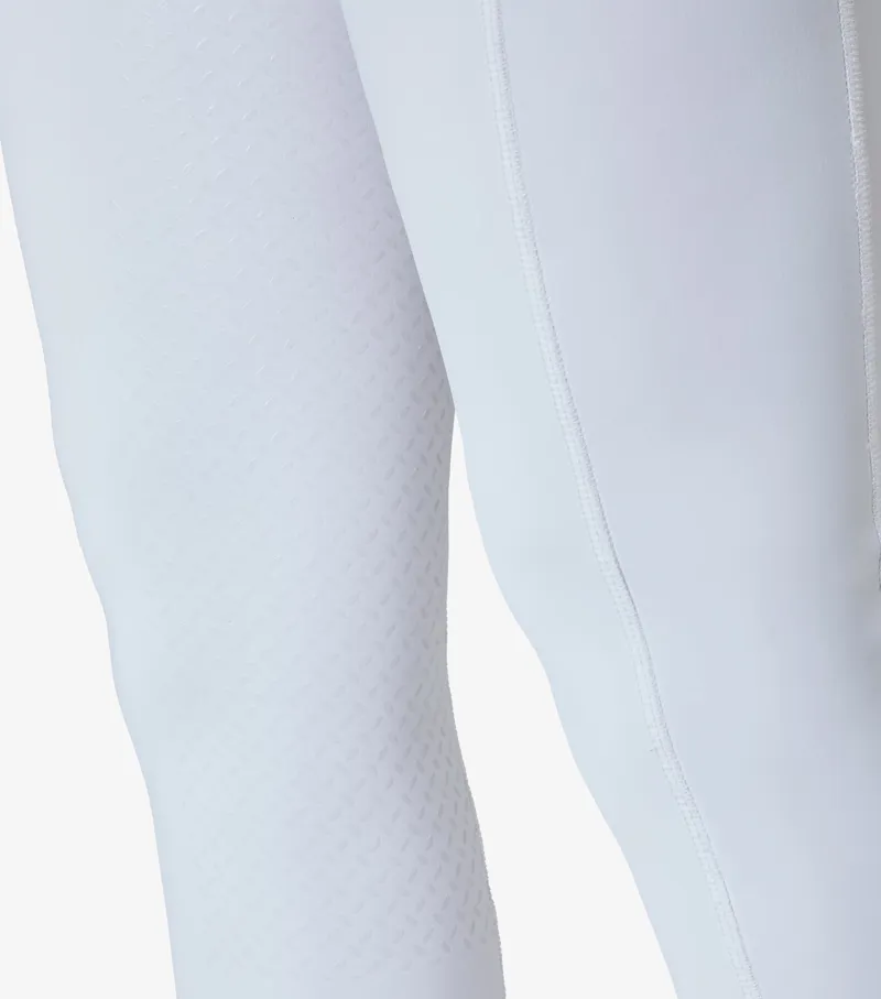 Premier Equine Aresso Ladies Full Seat Gel Riding Tights White 9 Premier Equine Aresso Ladies Full Seat Gel Riding Tights White - Image 7