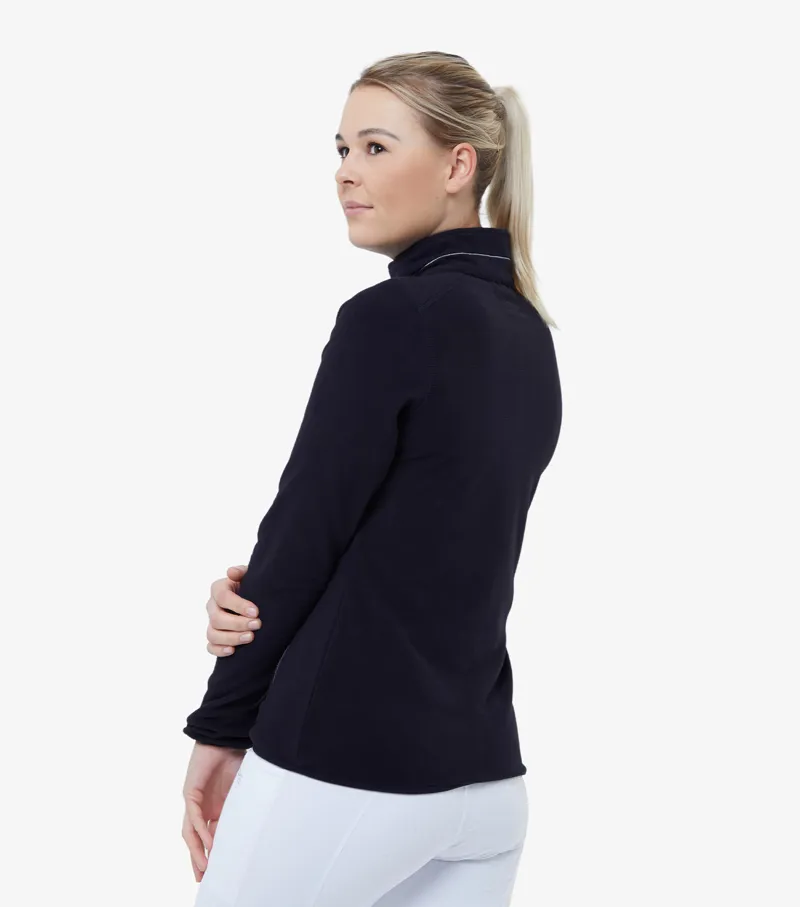 Premier Equine Ascendo Microfleece Riding Top Navy 5 Premier Equine Ascendo Microfleece Riding Top Navy - Image 3