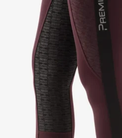 Premier Equine Astrid Girls Full Seat Gel Pull On Riding Tights Wine -Equestrian Supplies Shop Astrid Kids Full Seat Gel Pull On Riding Tights Wine 6