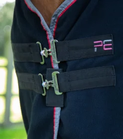 Premier Equine Asure Fleece Rug Black -Equestrian Supplies Shop Asure Fleece Cooler Black 3