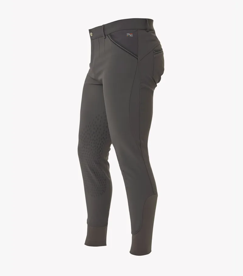 Premier Equine Barusso Men's Gel Knee Breeches Anthracite Grey 4 Premier Equine Barusso Men's Gel Knee Breeches Anthracite Grey - Image 2