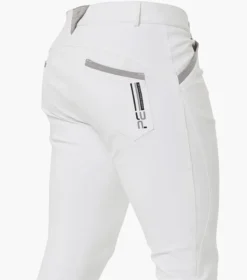 Premier Equine Barusso Men's Gel Knee Breeches White -Equestrian Supplies Shop Barusso Mens Gel Knee Breech White 1