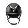 Charles Owen EQx Kylo Riding Helmet - Black Gloss/Rose Gold Sparkly With MIPS
