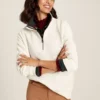 Joules Anisa Quilted Zip Sweatshirt - Cream 2 Joules Anisa Quilted Zip Sweatshirt - Cream -Equestrian Supplies Shop C51866s