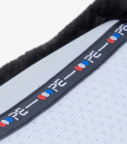 Premier Equine CC Airtechnology Shockproof Wool Pad - GP/Jump White/Black Wool -Equestrian Supplies Shop CLA4731