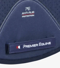 Premier Equine CC Airtechnology Shockproof Wool Pad - Dressage Navy/Grey Wool -Equestrian Supplies Shop CLB23B1