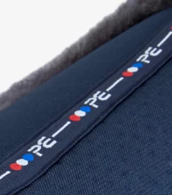 Premier Equine CC Airtechnology Shockproof Wool Pad - Dressage Navy/Grey Wool -Equestrian Supplies Shop CLB6BA1