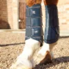 Premier Equine Carbon Air-Tech Single Locking Brushing Boots Navy 2 Premier Equine Carbon Air-Tech Single Locking Brushing Boots Navy -Equestrian Supplies Shop Carbon Air Tech Single Locking Brushing Boot Navy 1