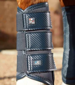 Premier Equine Carbon Air-Tech Single Locking Brushing Boots Navy -Equestrian Supplies Shop Carbon Air Tech Single Locking Brushing Boot Navy 3