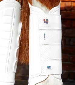 Premier Equine Carbon Tech Air Flex Eventing Hind Boots White -Equestrian Supplies Shop Carbon Tech Air Flex Eventing Boots White Hind 3