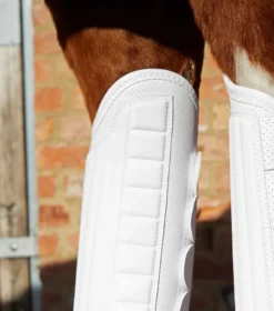 Premier Equine Carbon Tech Air Flex Eventing Hind Boots White -Equestrian Supplies Shop Carbon Tech Air Flex Eventing Boots White Hind 4