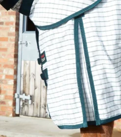 Premier Equine Combo Cotton Sheet Green Check 13 Premier Equine Combo Cotton Sheet Green Check -Equestrian Supplies Shop Combo Cotton Stable Sheet Green Check 5