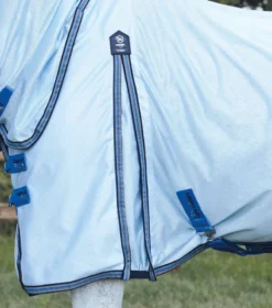 Premier Equine Combo Mesh Air Fly Rug With Surcingles Blue 11 Premier Equine Combo Mesh Air Fly Rug With Surcingles Blue -Equestrian Supplies Shop Combo Mesh Air Fly Rug with Surcingles Blue 4