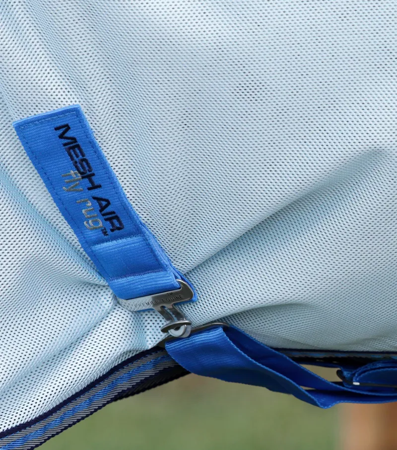 Premier Equine Combo Mesh Air Fly Rug With Surcingles Blue 7 Premier Equine Combo Mesh Air Fly Rug With Surcingles Blue - Image 5