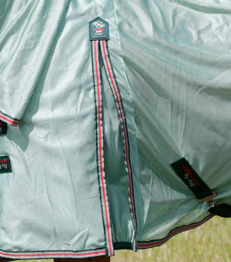 Premier Equine Combo Mesh Air Fly Rug With Surcingles Mint Green 6 Premier Equine Combo Mesh Air Fly Rug With Surcingles Mint Green - Image 4