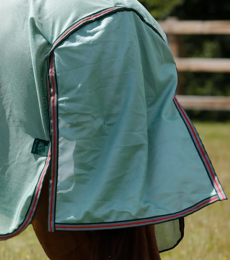Premier Equine Combo Mesh Air Fly Rug With Surcingles Mint Green 8 Premier Equine Combo Mesh Air Fly Rug With Surcingles Mint Green - Image 6