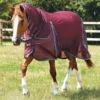 Premier Equine Combo Mesh Air Fly Rug With Surcingles Wine -Equestrian Supplies Shop Combo Mesh Air Fly Rug with Surcingles Wine 1