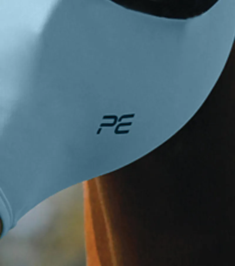 Premier Equine Comfort Tech Lycra Fly Mask Blue 7 Premier Equine Comfort Tech Lycra Fly Mask Blue - Image 5