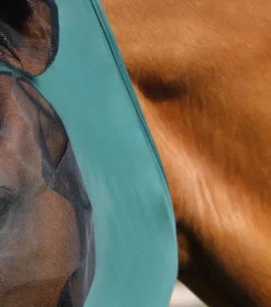 Premier Equine Comfort Tech Xtra Lycra Fly Mask Green -Equestrian Supplies Shop Comfort Tech Xtra Lycra Fly Mask Green 3