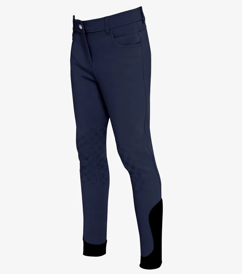 Premier Equine Derby Boys Riding Breeches Navy 4 Premier Equine Derby Boys Riding Breeches Navy - Image 2